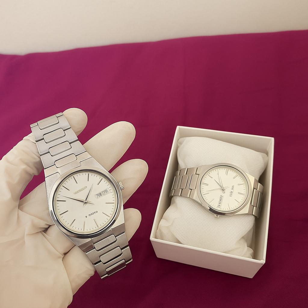 Zerox Classic Stainless Steel Watch – Silver Edition